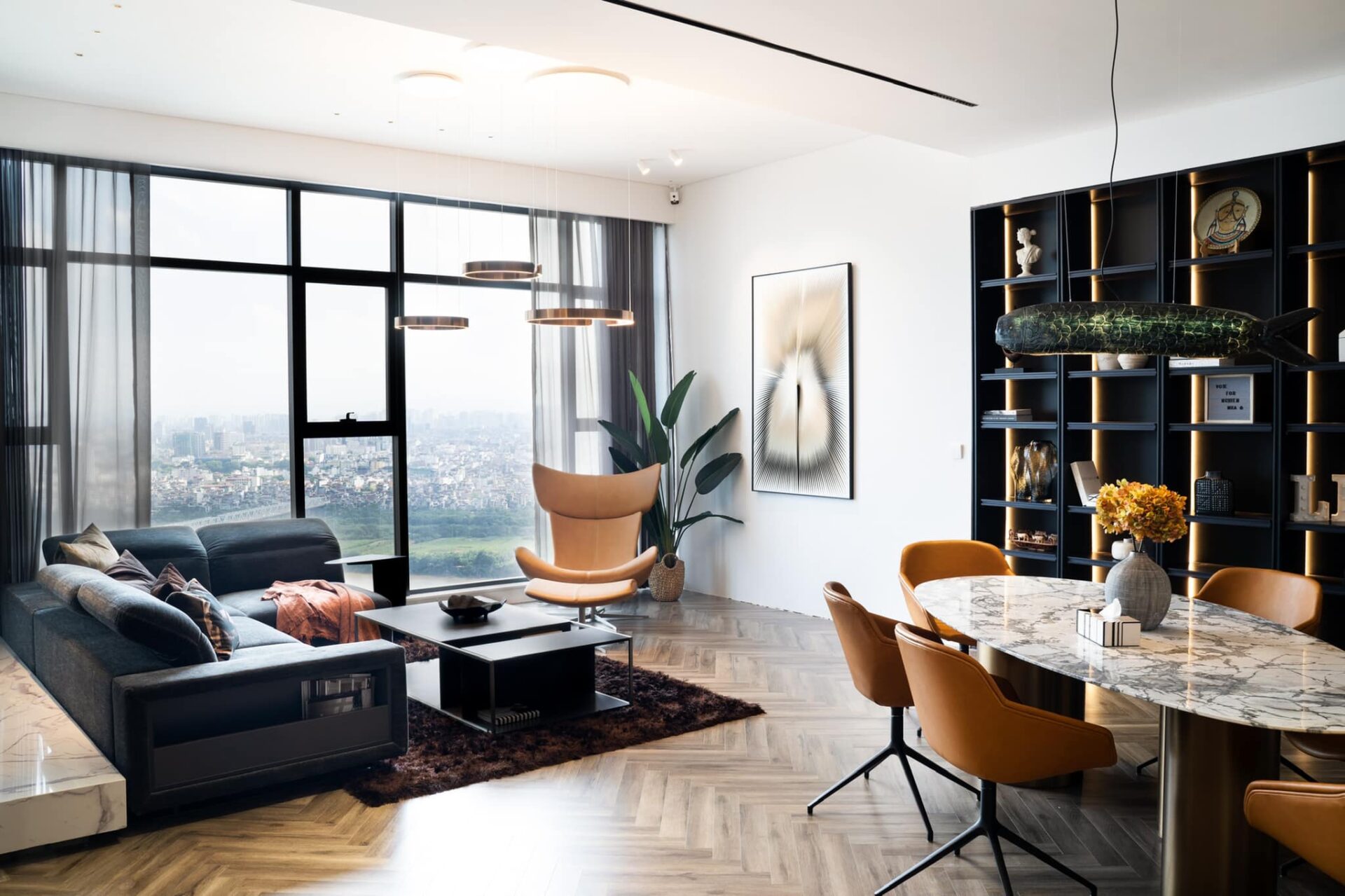 Cần cho thuê căn hộ Penthouse toà S5 Sunshine City diện tích 300m2 đủ nội thất hướng Bắc view nội khu