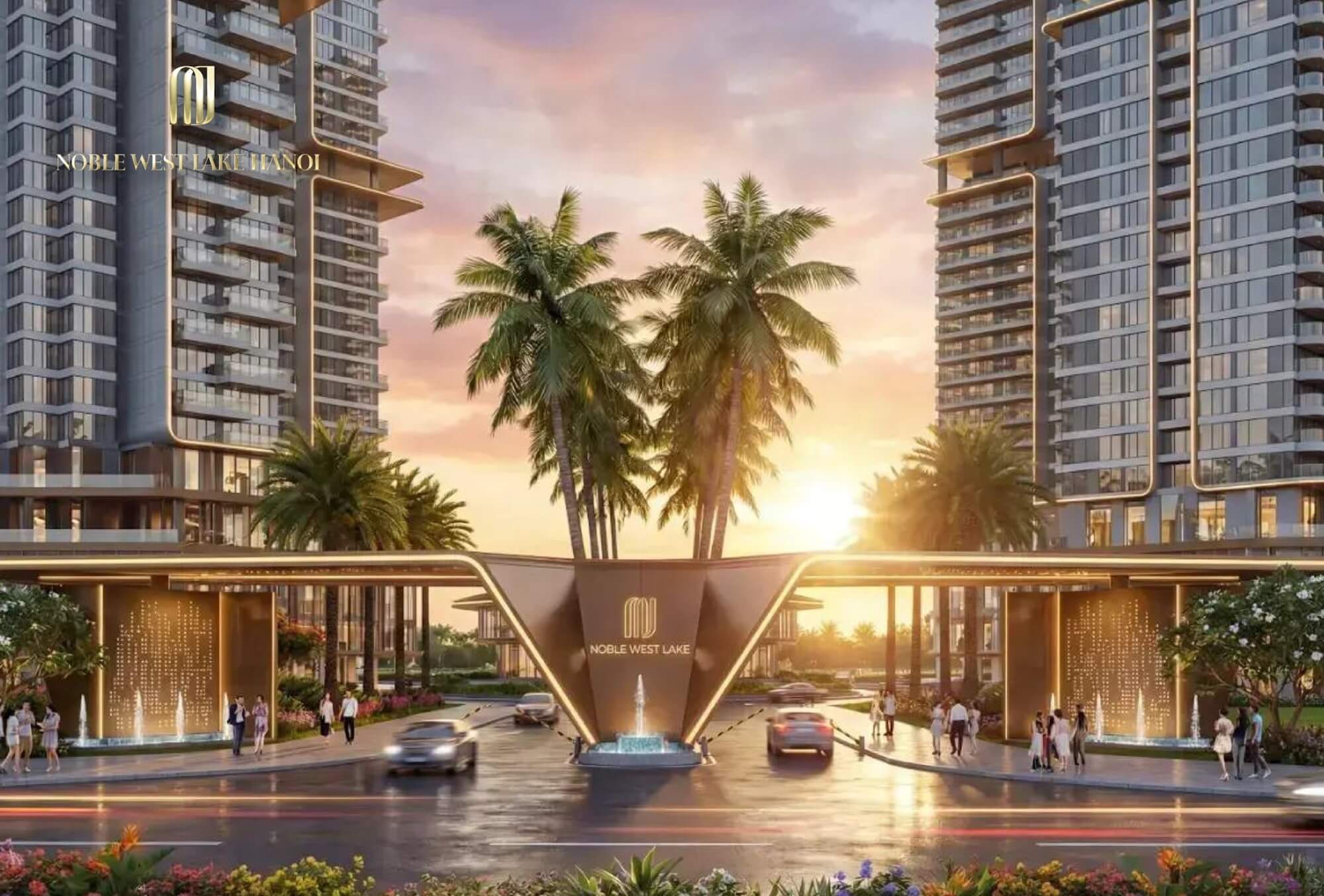 Mặt bằng thiết kế Noble West Lake Hanoi và sự tối ưu hóa không gian sống hàng hiệu tại Ciputra