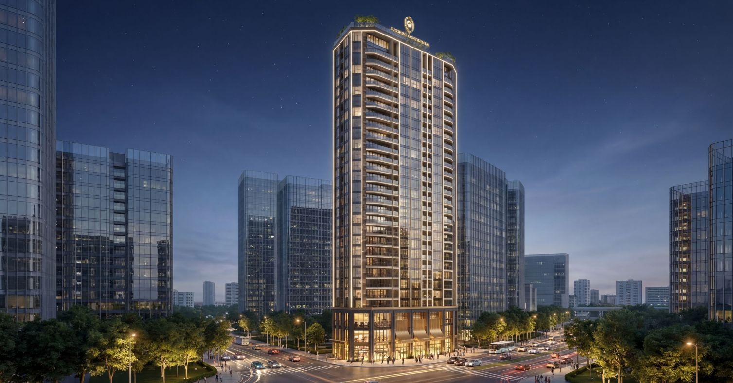 Đường đến Sunshine Continental Trần Bình và hướng dẫn di chuyển linh hoạt từ các trục lộ chính