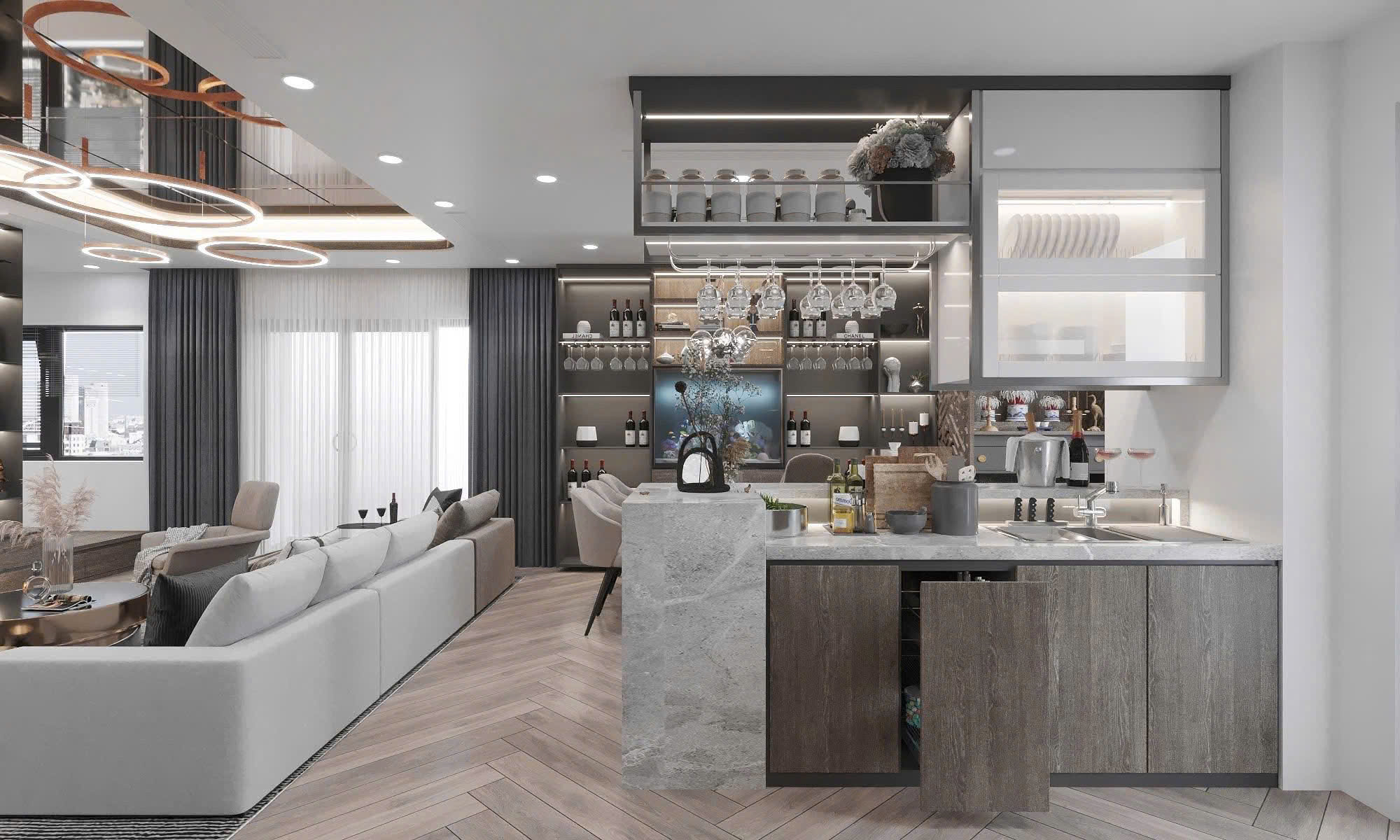 Bán căn hộ chung cư Maison Privee Ciputra - 2 phòng ngủ diện tích 98m2 hướng Đông Tứ Trạch 1