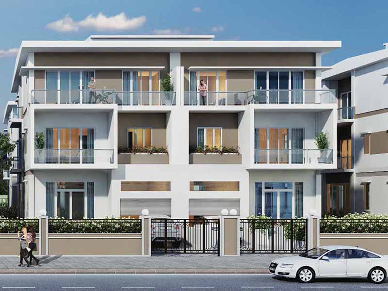 Bán căn góc biệt thự hướng Đông - DT: 140m2/ 3 tầng 1 tum - Hầm sâu 6m xây thô mặt trong Ciputra Central Park