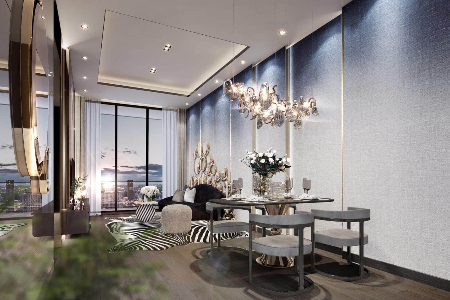 Bán căn hộ chung cư Maison Privee Ciputra - 2 ngủ/2WC ban công Tây Nam tầng cao view hồ điều hòa sân Golf