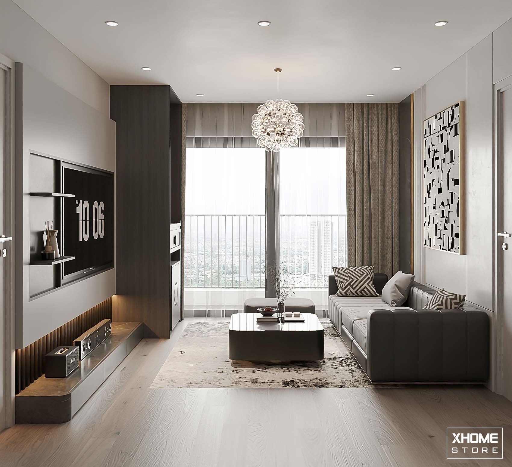 Mua căn góc 3 phòng ngủ 2WC Maison Privee by CapitaLand ban công Tây Nam nhìn ra sân Golf nội khu